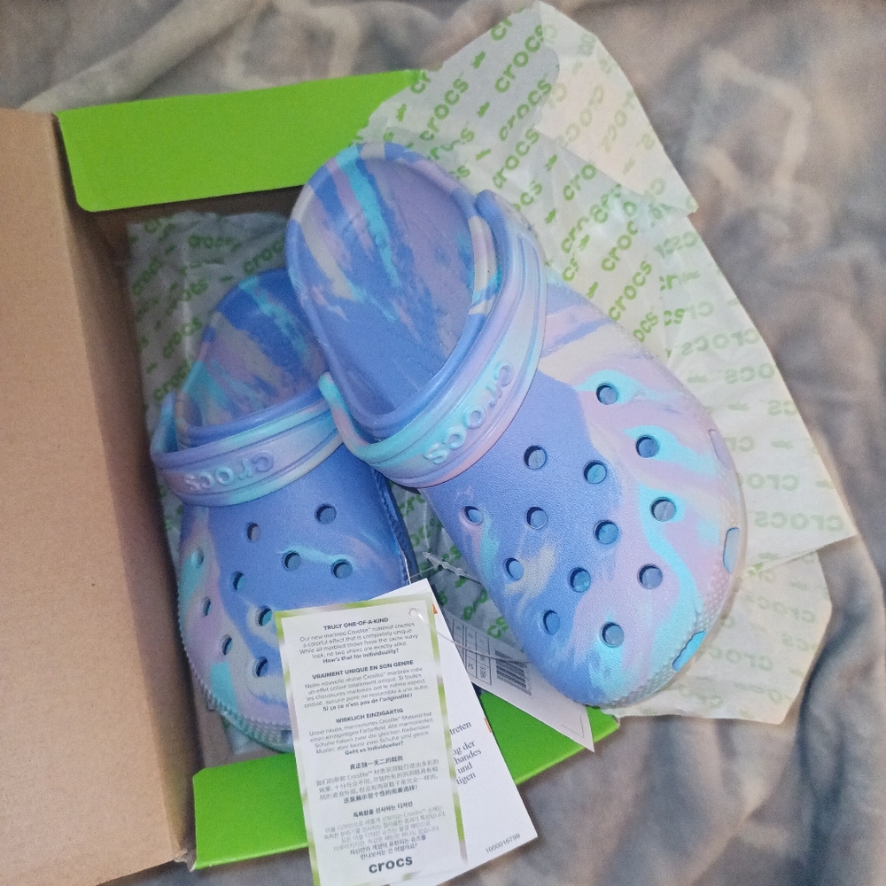 Moon jelly Crocs